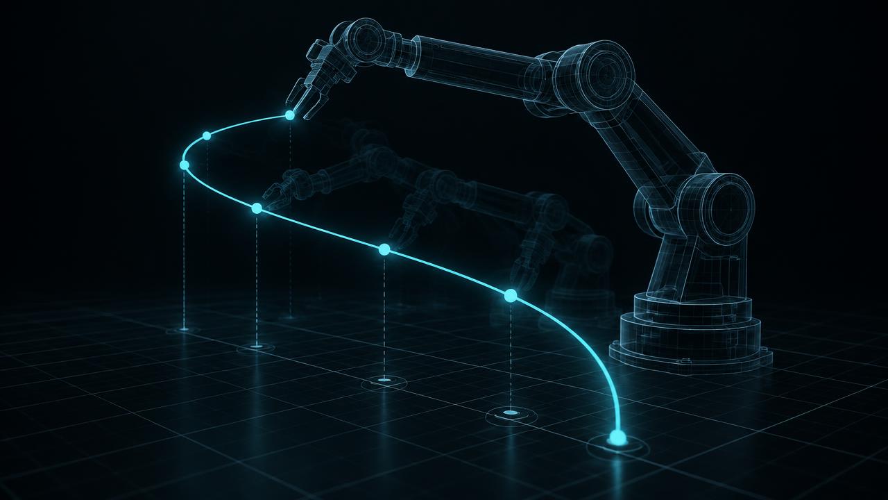 Generative Motion Planning for Robotics technical visualization